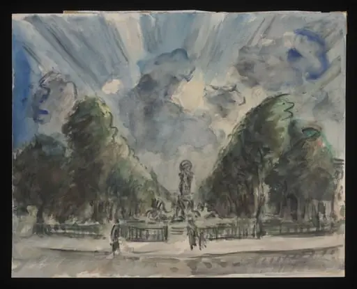 Fontaine de l'Observatoire by Ernst Stern, by Ernst Stern