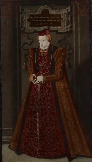 Erzherzogin Maria (1531-1581), Herzogin von Jülich - Cleve - Berg, Bildnis in ganzer Figur