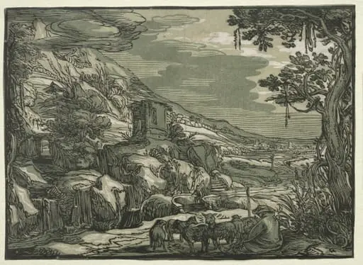 Arcadian Landscape, by Esaias van de Velde