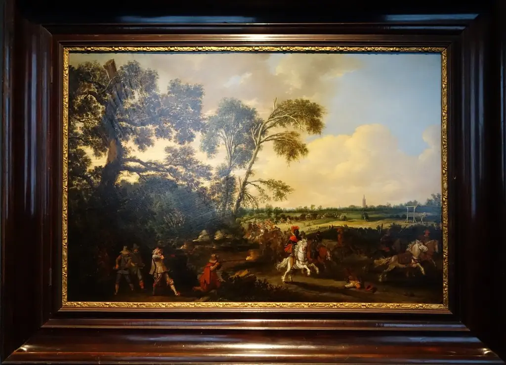 Attack on a Convoy, by Esaias van de Velde