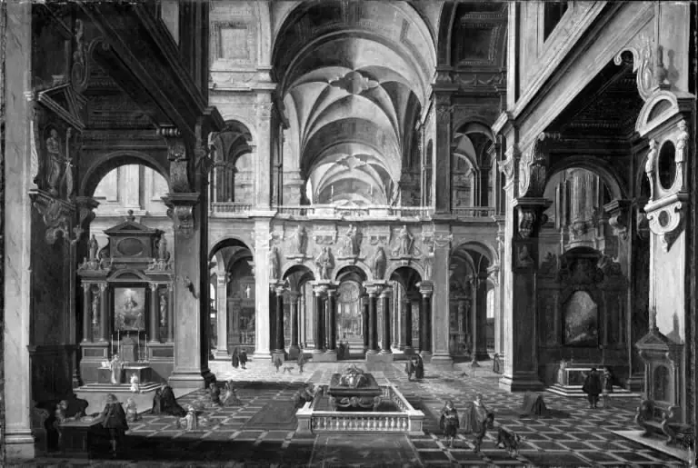Church Interior, by Esaias van de Velde