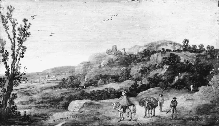 Hilly Landscape, by Esaias van de Velde