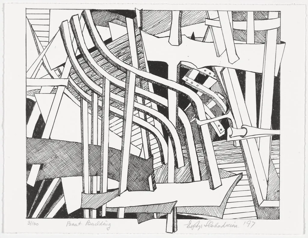 Untitled, by Esphyr Slobodkina, ink, 1997