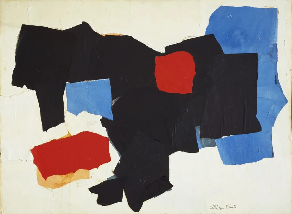 Untitled, by Esteban Vicente, pastel, 1961