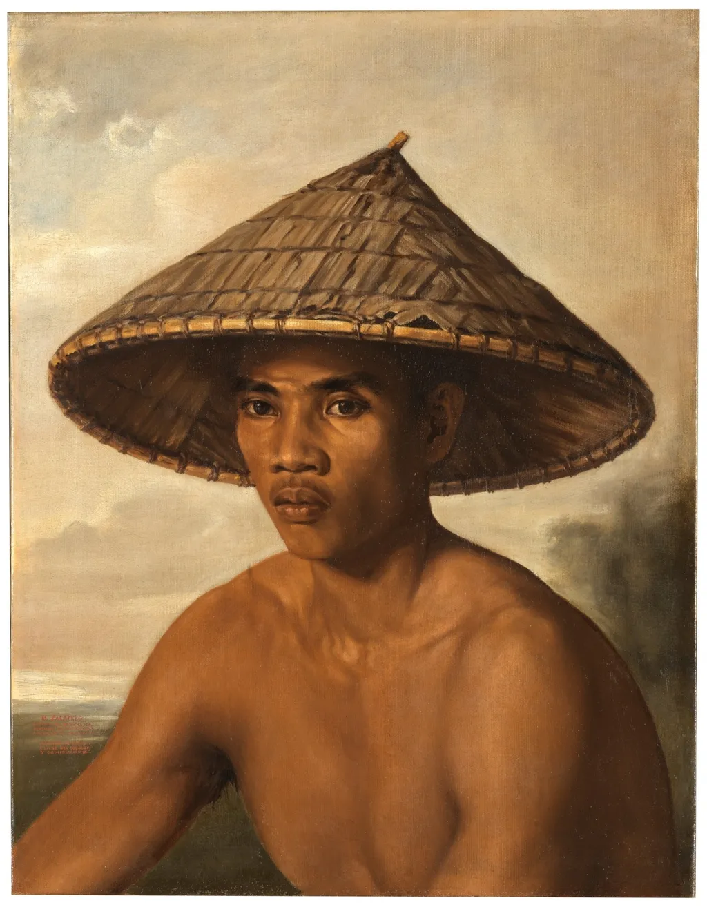 El zacatero, by Esteban Villanueva y Vinarao, oil, 1875