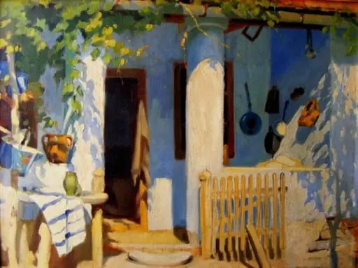 Colț din curte, by Etelka Pataky