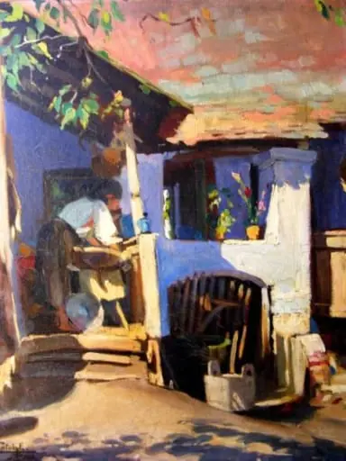 Pe verandă, by Etelka Pataky