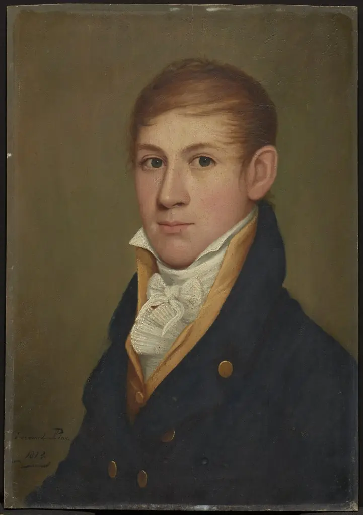 A Gentleman (one of pair of portraits), by Ethan Allen Greenwood