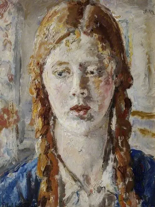 Girl's head, by Ethel Walker