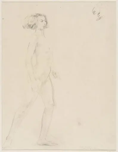 Study for the central figure in 'To the Land of Ecstasy', by Ethel Walker