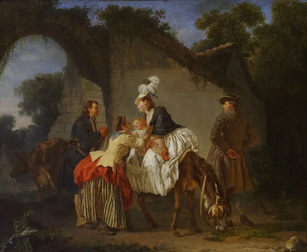 Farewell to the Wet Nurse, by Étienne Aubry