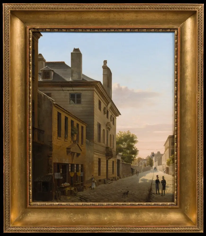 View of the Pavillon de Bellechasse on rue Saint-Dominique in Paris, by Étienne Bouhot