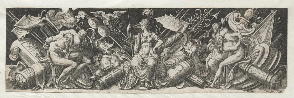 Combats and Triumphs No. 1, by Etienne Delaune, 1561