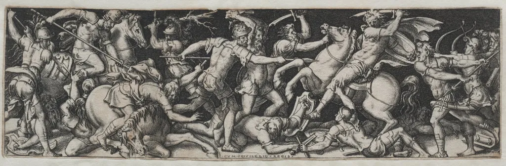 Combats and Triumphs No. 11, by Etienne Delaune, 1561