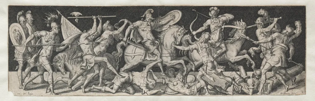 Combats and Triumphs No. 12, by Etienne Delaune, 1561