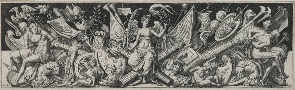 Combats and Triumphs No. 3, by Etienne Delaune, 1561