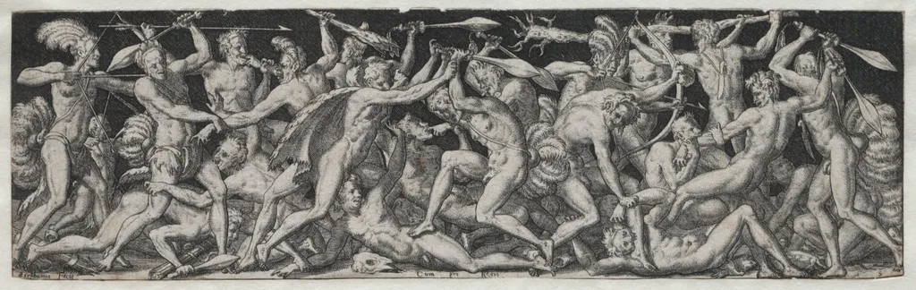 Combats and Triumphs No. 7, by Etienne Delaune, 1561