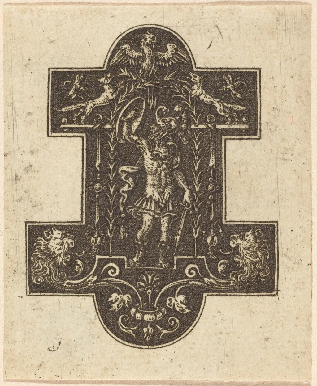 Mars, by Etienne Delaune, ink, 1551