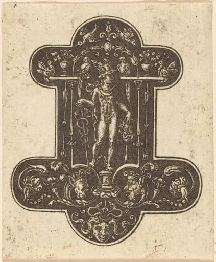Mercury with the Head of Argus, by Etienne Delaune