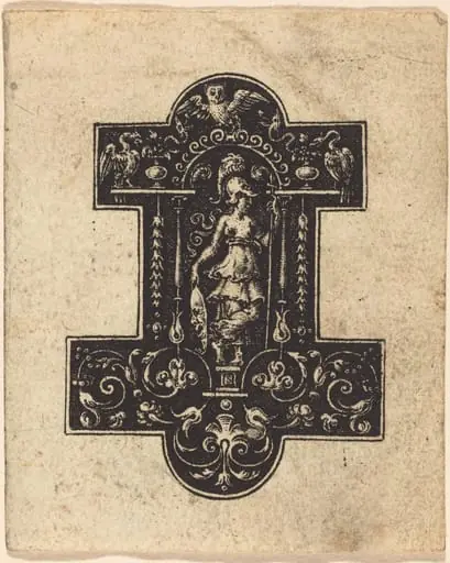 Minerva Standing, by Etienne Delaune