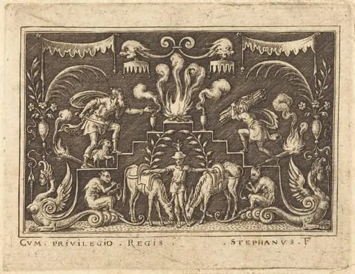 Sacrifice of Abraham, by Etienne Delaune