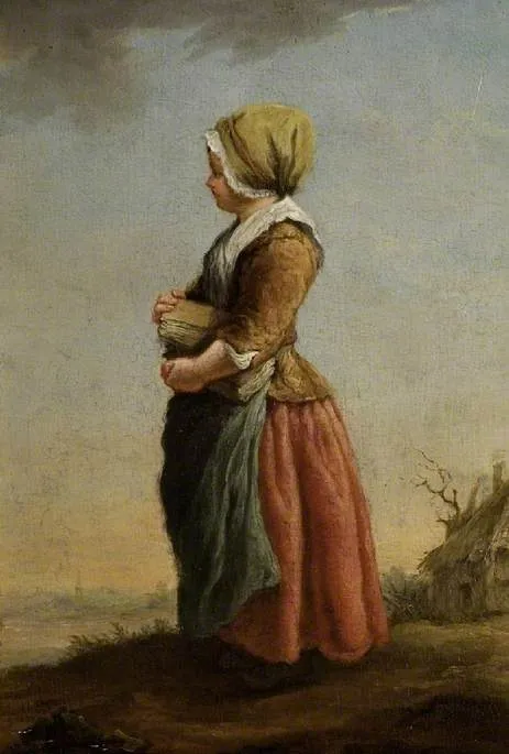 Beggar Girl, by Étienne Jeaurat, oil, 1749