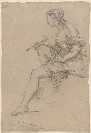 Study for an Allegory of Painting, by Etienne Parrocel