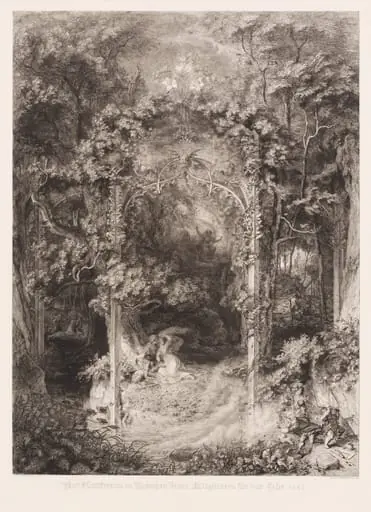 Das Waldfräulein (The Lady of the Forest), by Eugen Napoleon Neureuther