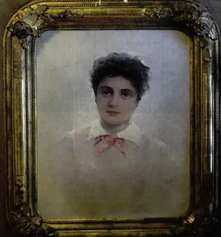 Portret de femeie, by Eugen Voinescu