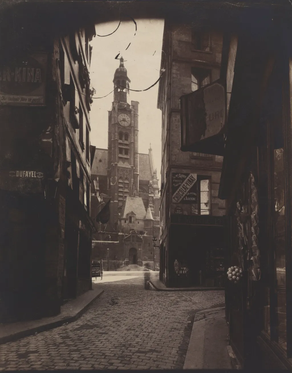 Rue de la Montagne-Sainte-Geneviève, by Eugène Atget, 1898