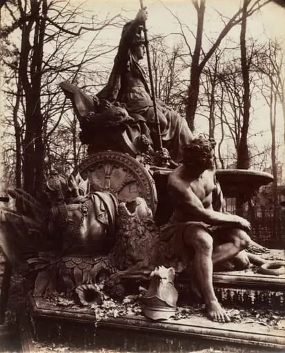 Versailles, Fountain of Triumphant France, by Eugène Atget