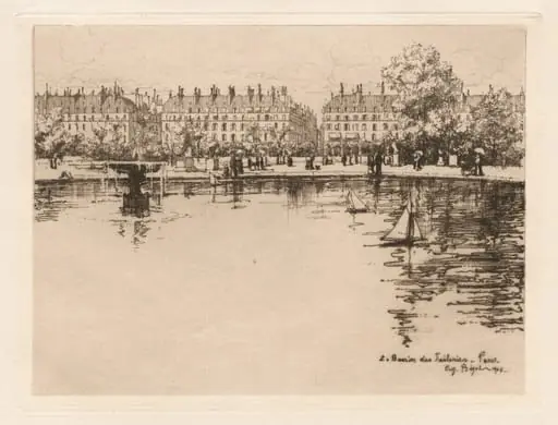 The Basin of the Tuileries, by Eugène Béjot