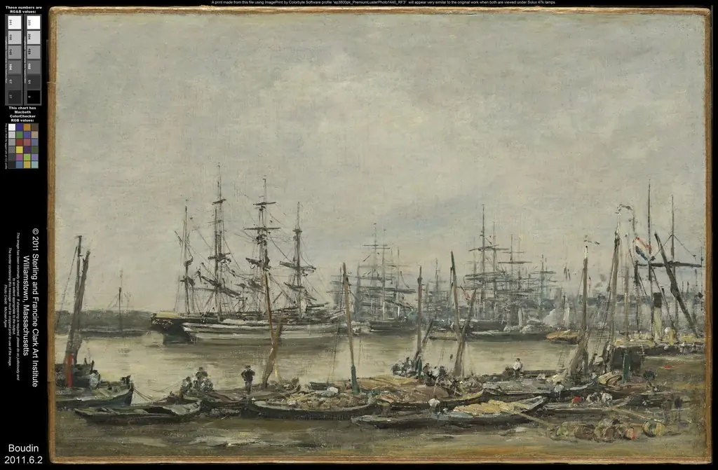 Bordeaux, the Quais, by Eugène Boudin