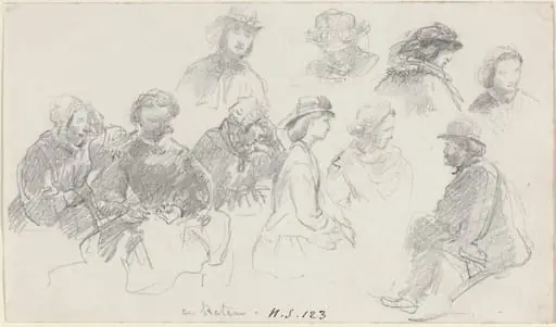 Passengers on Shipboard, by Eugène Boudin