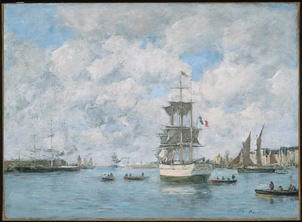 Port of Le Havre, by Eugène Boudin