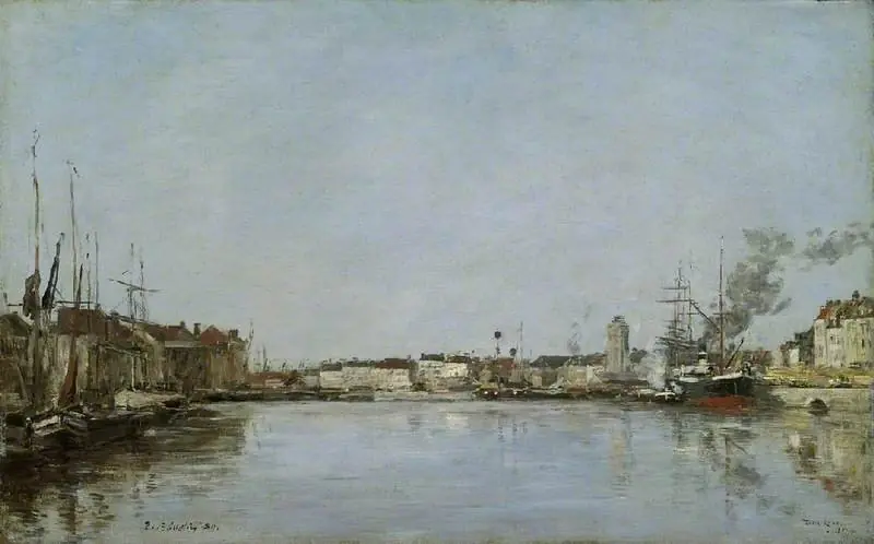The Dutch Dock, Dunquerque, by Eugène Boudin