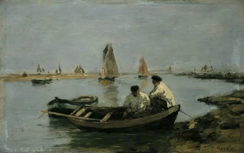 The Estuary, by Eugène Boudin