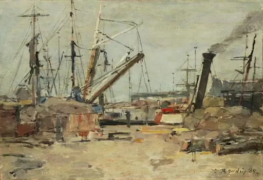The Trawlers, by Eugène Boudin