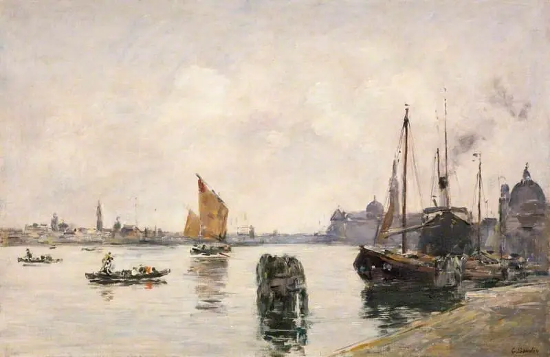 Venice, by Eugène Boudin