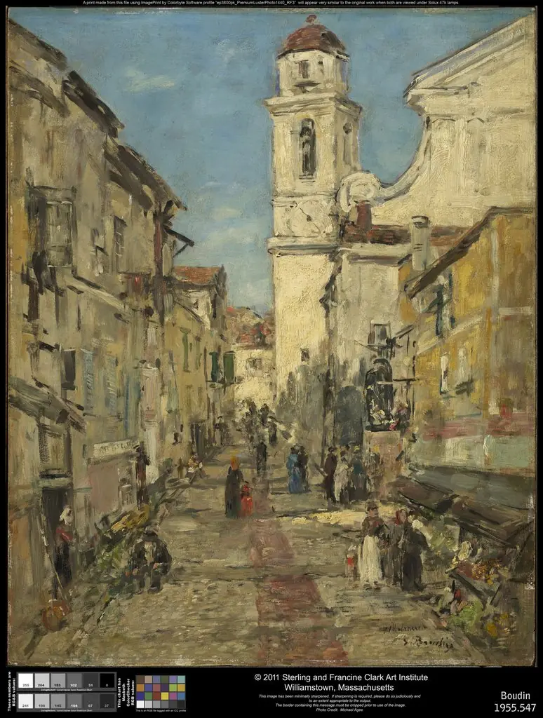 Villefranche, by Eugène Boudin