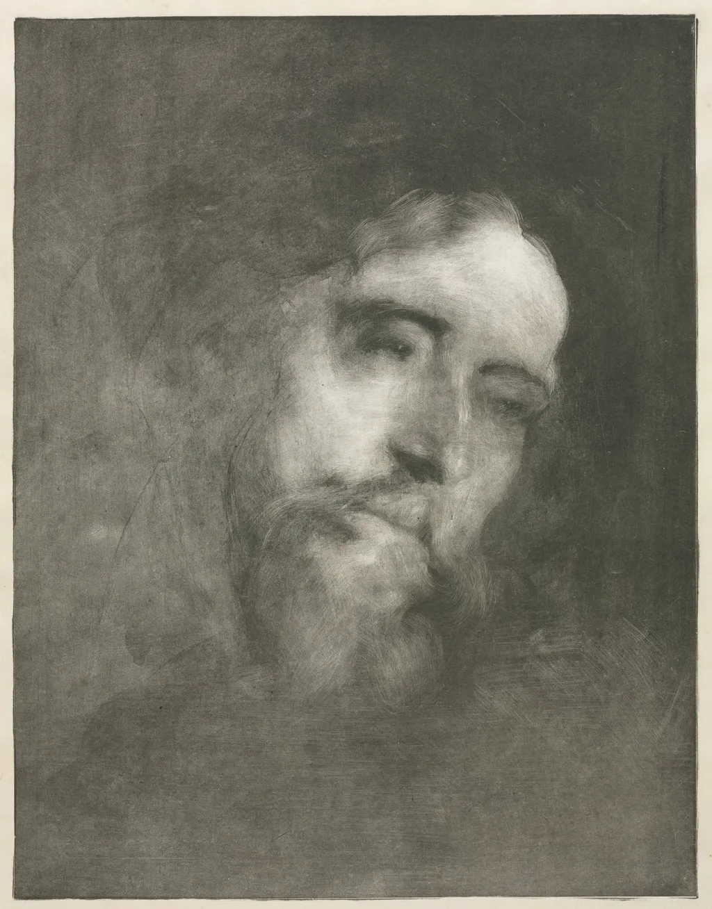 Alphonse Daudet, by Eugène Carrière, 1893