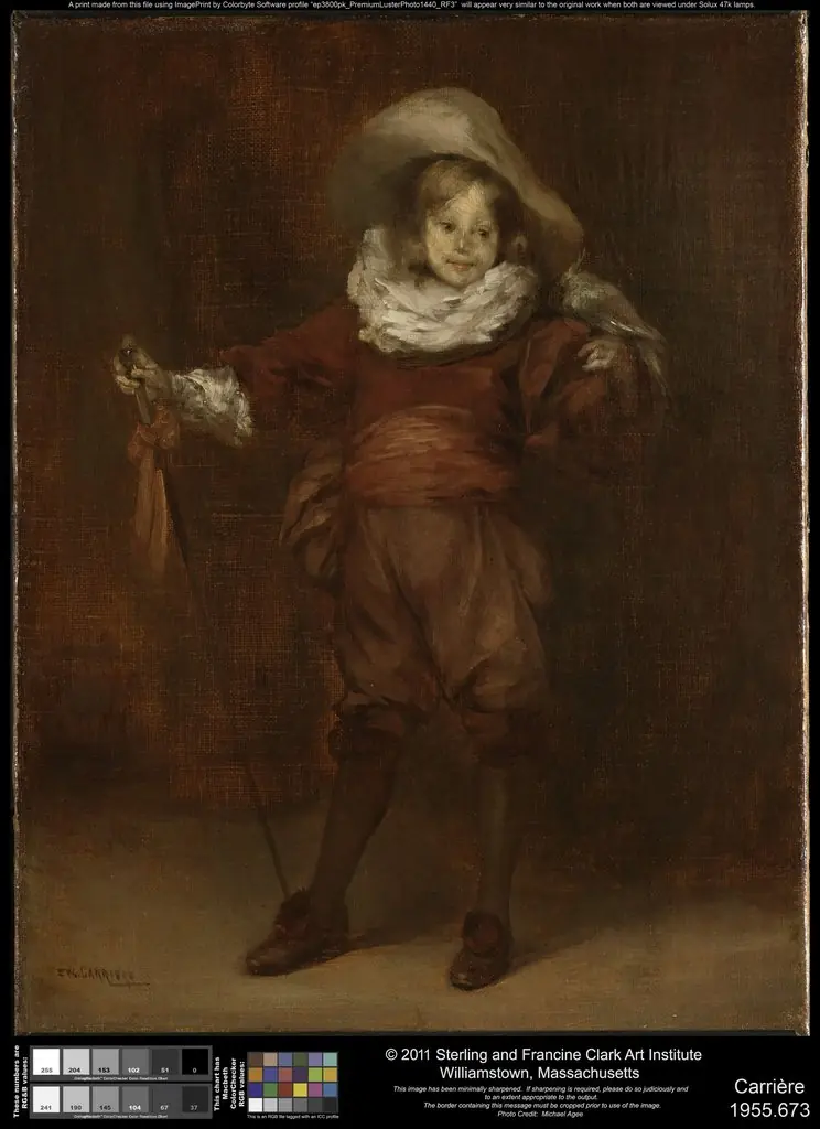 Little d'Artagnan, by Eugène Carrière