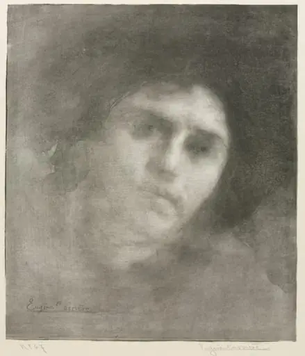 Madame Eugène Carrière (large plate), by Eugène Carrière