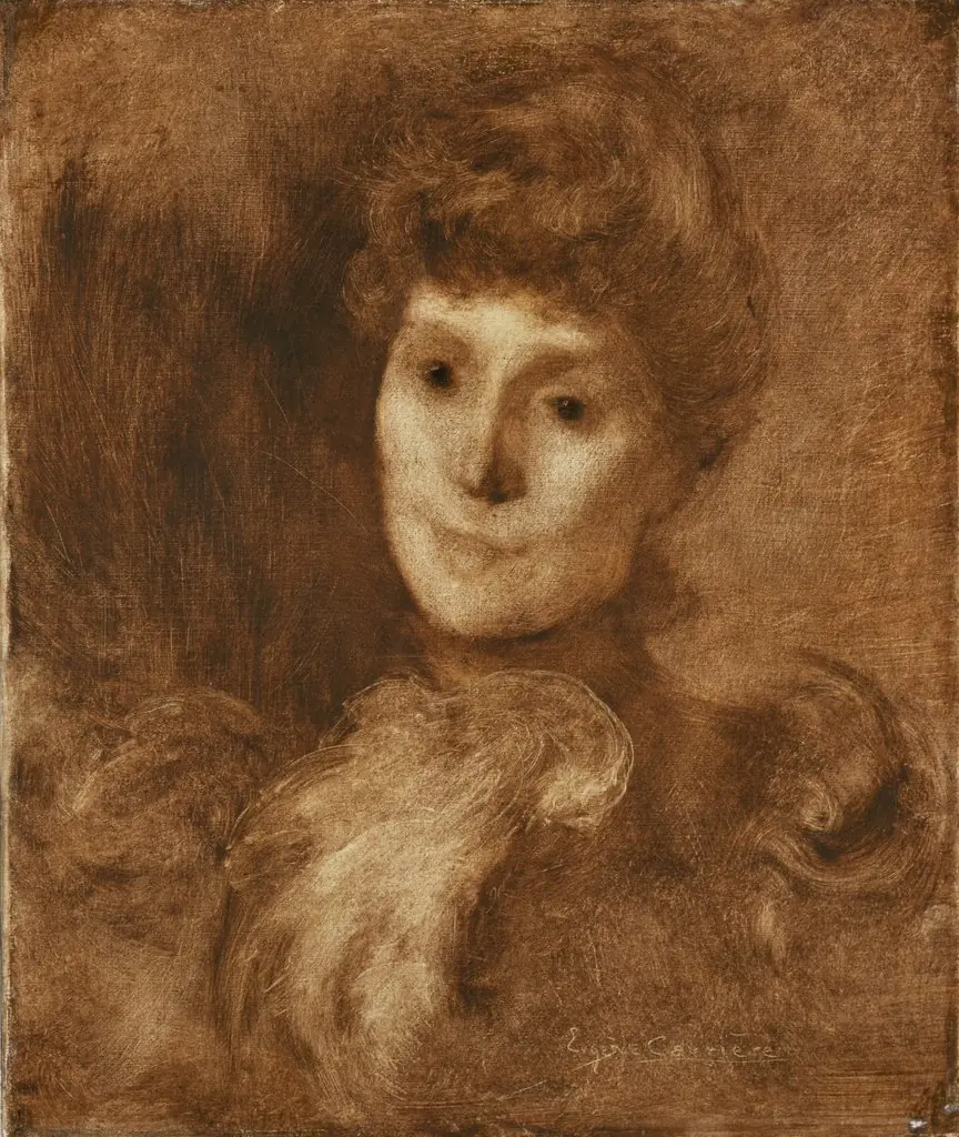 Portrait of a Woman (Madame Keyser (?)), by Eugène Carrière