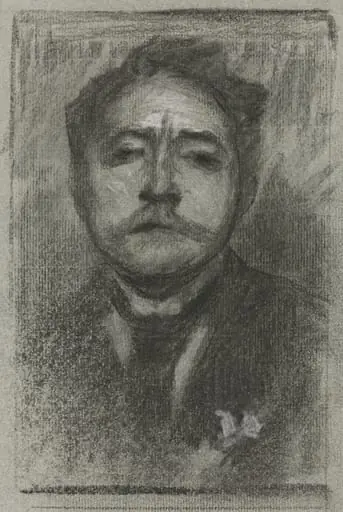 Portrait of Jean Ajalbert, by Eugène Carrière