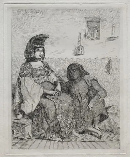 A Jewish Woman of Algiers, by Eugène Delacroix