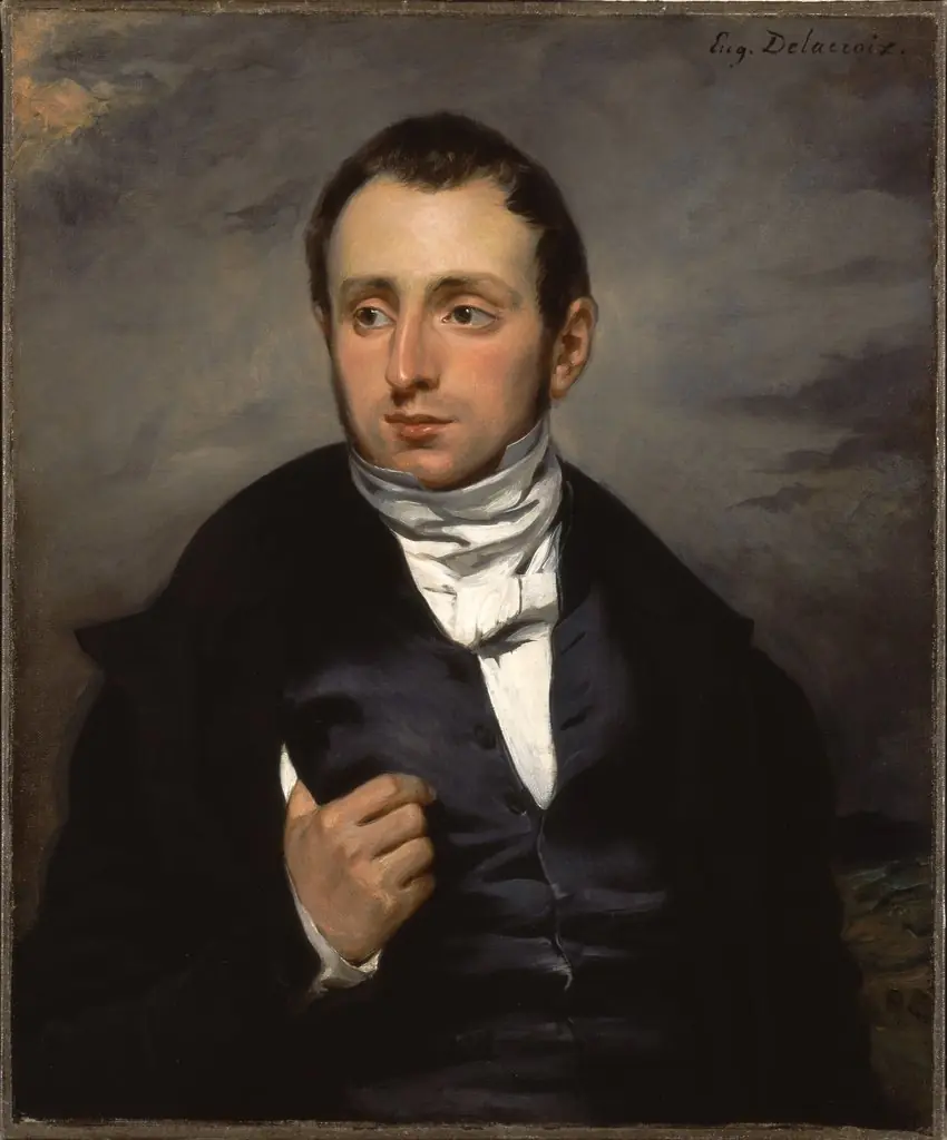 A Portrait of Dr. François-Marie Desmaisons, by Eugène Delacroix