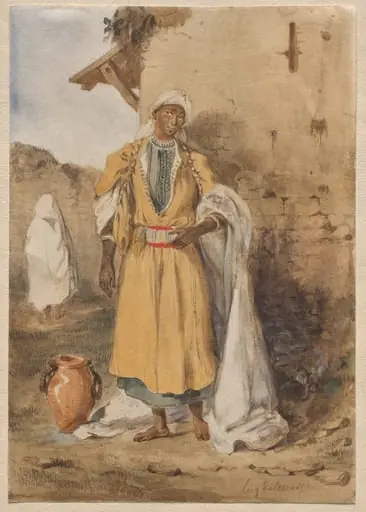 A Young Black Woman Fetching Water, by Eugène Delacroix