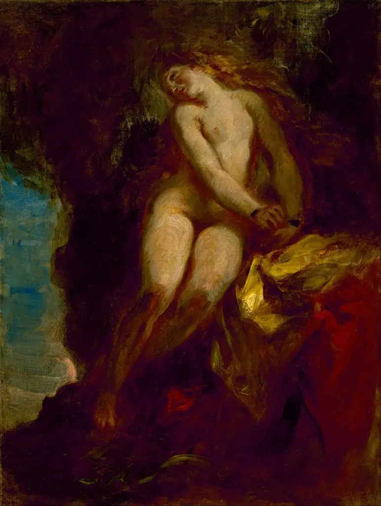 Andromeda, by Eugène Delacroix