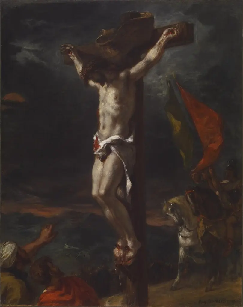 Christ on the Cross, by Eugène Delacroix